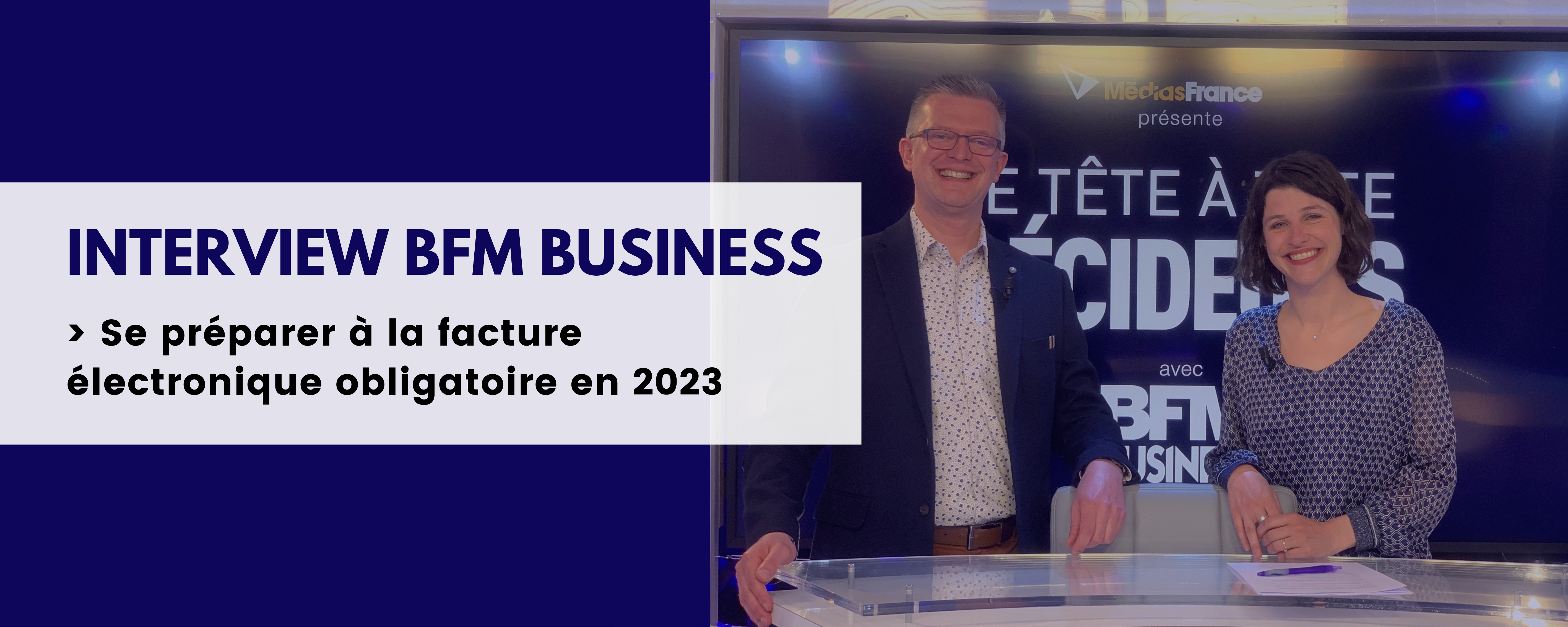Interview BFM Business - facture électronique