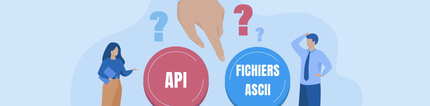 API ou fichiers ASCII