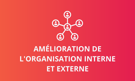 amélioration de l'organisation interne et externe